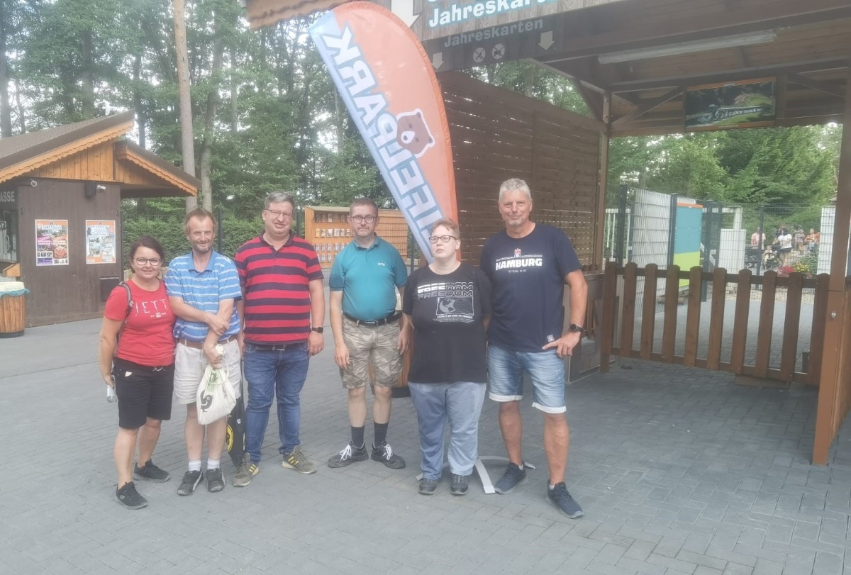 Ausflug in den Eifelpark Gondorf der Bewohnerinnen und Bewohnern des Betreuten Wohnens der Lebenshilfe Neuwied