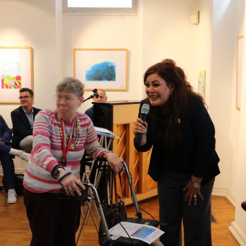 Ausstellung zum Kalender "Kreativ und Inklusiv"